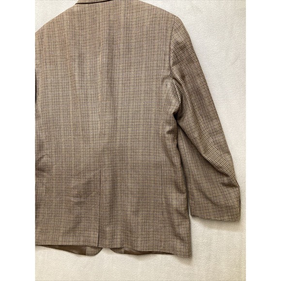 Mens Ralph Lauren Blazer Sport Coat Sport Jacket Wool 46L Men Button Coats Suits - Picture 13 of 15